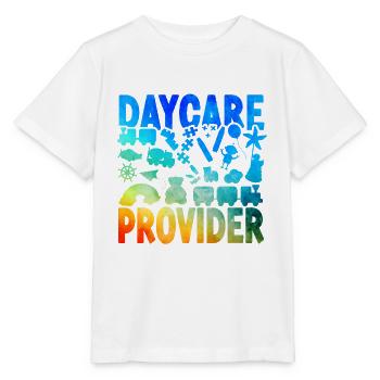 Childcare Daycare Provider Teacher - Stanley/Stella MINI CREATOR Kids’ T-Shirt - white - Front - Maike (125cm)