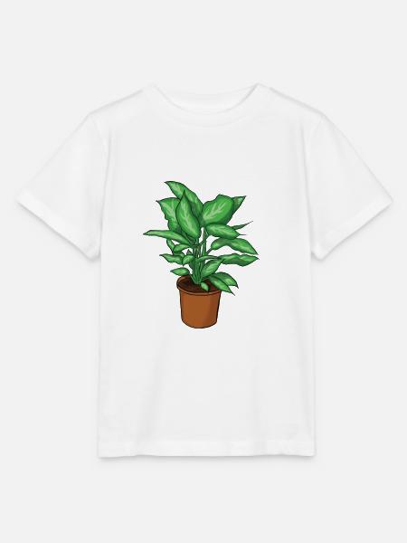 Topfpflanze - Stanley/Stella Kinder T-Shirt MINI CREATOR  - Weiß