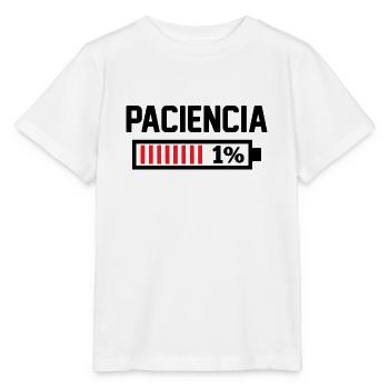 Je N'ai Pas De Patience - T-shirt bio MINI CREATOR Stanley/Stella Enfant - blanc - Devant - Maike (125cm)