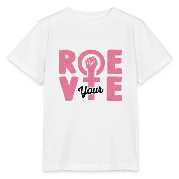 Roe deine Stimme - Stanley/Stella Kinder T-Shirt MINI CREATOR  - Weiß - Vorne - Maike (125cm)