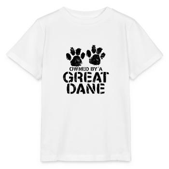 Im Besitz einer Dogge - Diensthund - Stanley/Stella Kinder T-Shirt MINI CREATOR  - Weiß - Vorne - Maike (125cm)