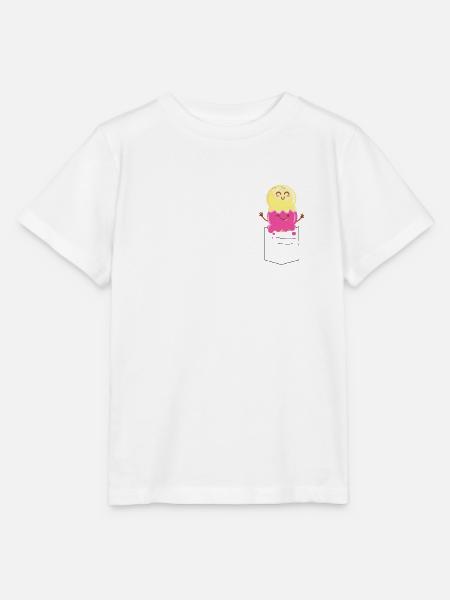 Ice Cream Pocket Cone - Stanley/Stella Kinder T-Shirt MINI CREATOR - Weiß