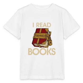 J’ai lu des livres interdits 51 - T-shirt bio MINI CREATOR Stanley/Stella Enfant - blanc - Devant - Maike (125cm)