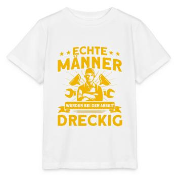 Sanitär Klempner Anlagenmechaniker Geschenk - Stanley/Stella Kinder T-Shirt MINI CREATOR  - Weiß - Vorne - Maike (125cm)