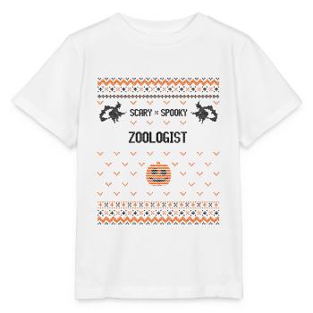 Gruseliger und gruseliger Zoologe - Stanley/Stella Kinder T-Shirt MINI CREATOR  - Weiß - Vorne - Maike (125cm)