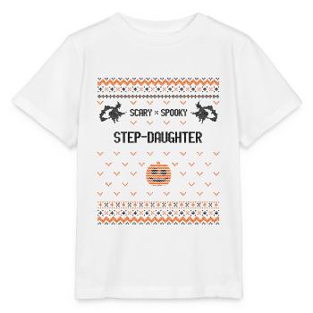 Gruselige und gruselige Stieftochter - Stanley/Stella Kinder T-Shirt MINI CREATOR  - Weiß - Vorne - Maike (125cm)