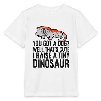 Avez-vous un chien? Je tire un minuscule - T-shirt bio MINI CREATOR Stanley/Stella Enfant - blanc - Devant - Maike (125cm)