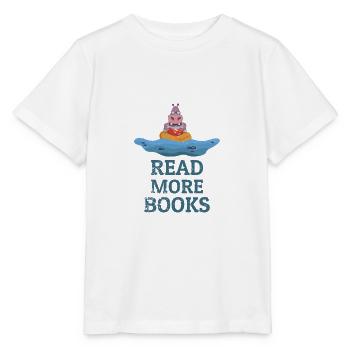 Livres de lecture Livre - T-shirt bio MINI CREATOR Stanley/Stella Enfant - blanc - Devant - Maike (125cm)