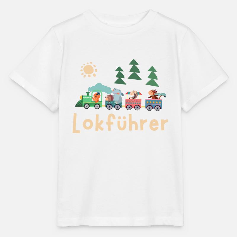 Lokführer Eisenbahn - Stanley/Stella Kinder T-Shirt MINI CREATOR - Weiß