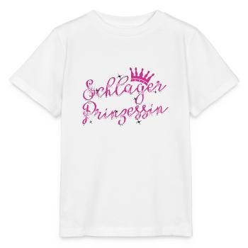 Schlager Prinzessin - Stanley/Stella Kinder T-Shirt MINI CREATOR  - Weiß - Vorne - Maike (125cm)