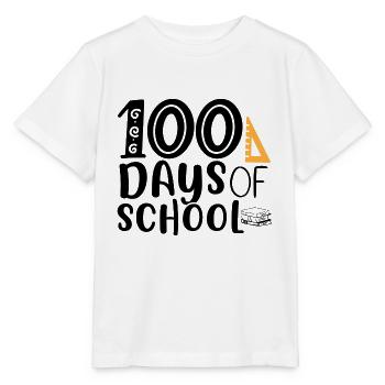 100 Days Of School - Stanley/Stella Kinder T-Shirt MINI CREATOR  - Weiß - Vorne - Maike (125cm)