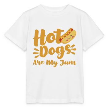 Hot Dogs sind meine Marmelade Hot Dog Geschenk - Stanley/Stella Kinder T-Shirt MINI CREATOR  - Weiß - Vorne - Maike (125cm)