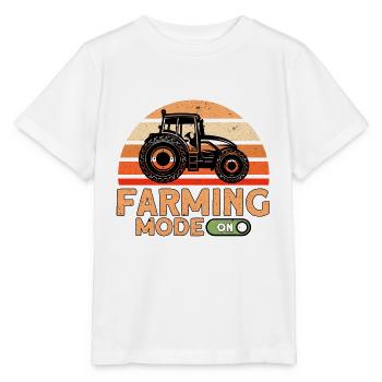 Viehzüchter Bauernhof Landwirtschaft Geschenk - Stanley/Stella Kinder T-Shirt MINI CREATOR  - Weiß - Vorne - Maike (125cm)