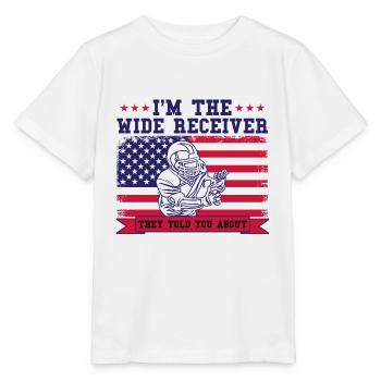 Football Game Football Player American Football - Stanley/Stella MINI CREATOR Kids’ T-Shirt - white - Front - Maike (125cm)