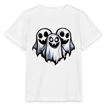 Fantômes Halloween Fantôme - T-shirt bio MINI CREATOR Stanley/Stella Enfant - blanc - Devant - Maike (125cm)