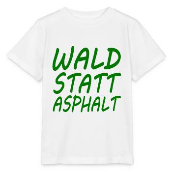 wald statt asphalt - Stanley/Stella Kinder T-Shirt MINI CREATOR  - Weiß - Vorne - Maike (125cm)