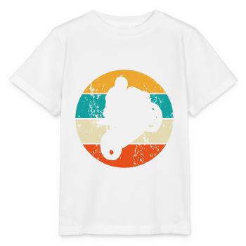 Motorradfahrer Motorradfahren - Stanley/Stella Kinder T-Shirt MINI CREATOR  - Weiß - Vorne - Maike (125cm)