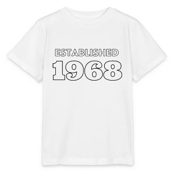 Established 1968 - Feier dein Geburtsjahr - Stanley/Stella Kinder T-Shirt MINI CREATOR  - Weiß - Vorne - Maike (125cm)