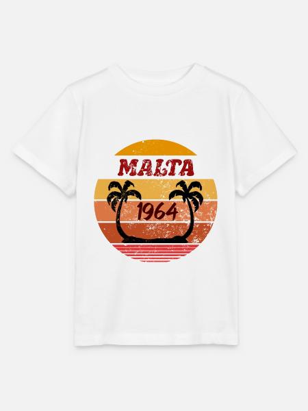 Malta 1964 - Stanley/Stella Kinder T-Shirt MINI CREATOR - Weiß