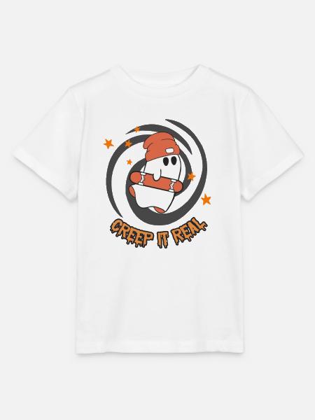 Creep It Real - Stanley/Stella Kinder T-Shirt MINI CREATOR  - Weiß