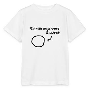 Extrem ungenaues Quadrat - Stanley/Stella Kinder T-Shirt MINI CREATOR  - Weiß - Vorne - Maike (125cm)