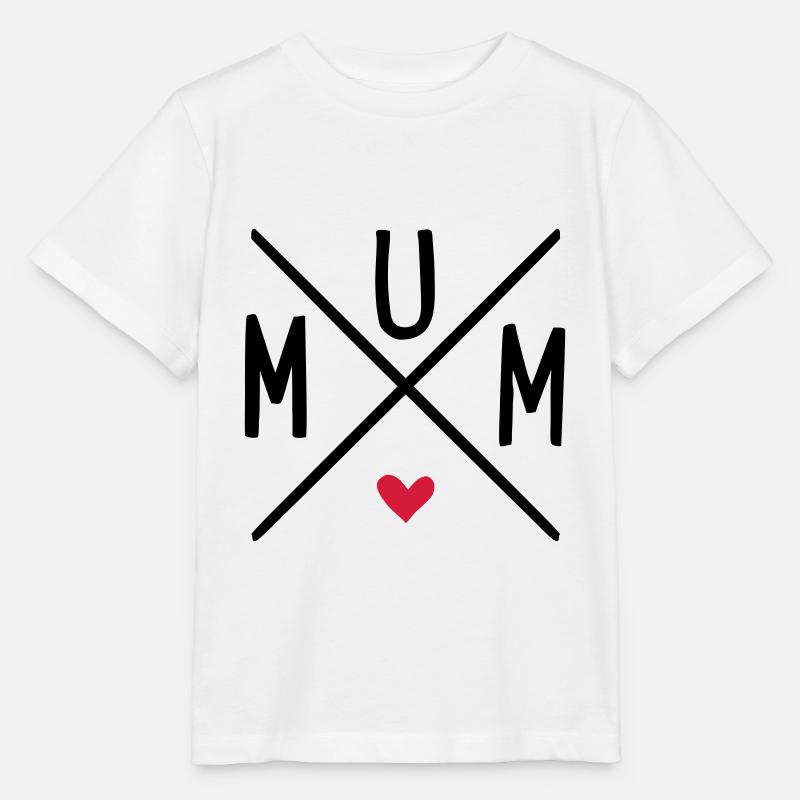 mum - T-shirt bio MINI CREATOR Stanley/Stella Enfant - blanc