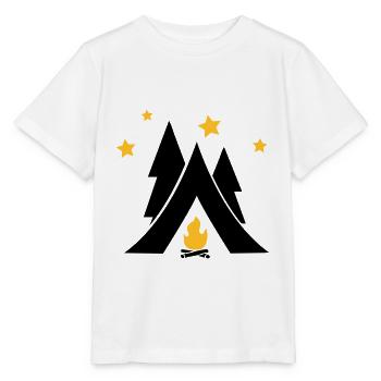 Zelt - Stanley/Stella Kinder T-Shirt MINI CREATOR  - Weiß - Vorne - Maike (125cm)