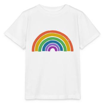 Arc-en-ciel - T-shirt bio MINI CREATOR Stanley/Stella Enfant - blanc - Devant - Maike (125cm)
