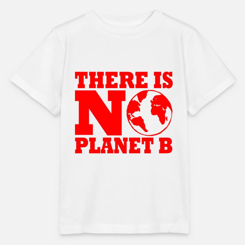 There is no planet B - Stanley/Stella Kinder T-Shirt MINI CREATOR  - Weiß