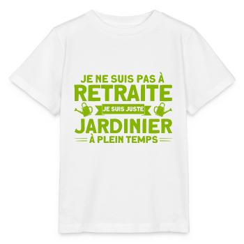 Garten Schrebergarten Gartenarbeit Geschenk - Stanley/Stella Kinder T-Shirt MINI CREATOR  - Weiß - Vorne - Maike (125cm)