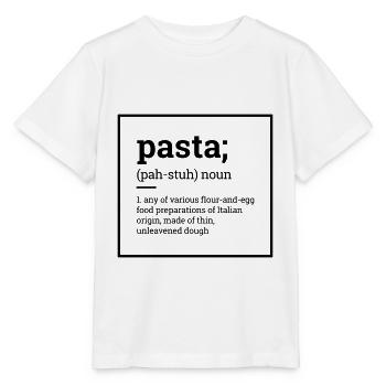 Pasta - Stanley/Stella Kinder T-Shirt MINI CREATOR  - Weiß - Vorne - Maike (125cm)