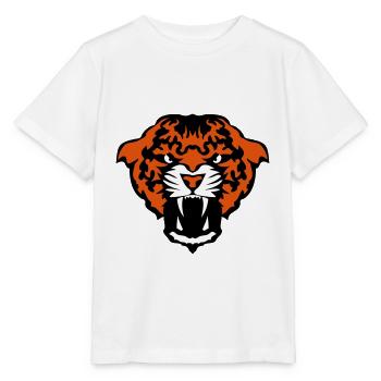 leopards wild animal 28012 - Stanley/Stella MINI CREATOR Kids’ T-Shirt - white - Front - Maike (125cm)