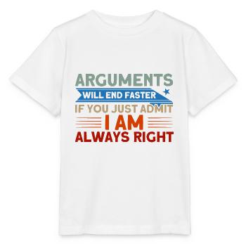 Irony Sarcasm Sarcastic gift - Stanley/Stella MINI CREATOR Kids’ T-Shirt - white - Front - Maike (125cm)