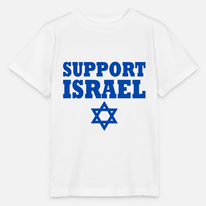 Support israel - T-shirt bio MINI CREATOR Stanley/Stella Enfant - blanc