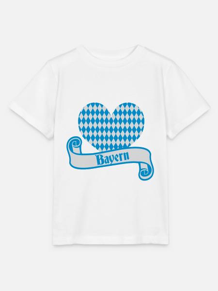 Bayern - Stanley/Stella Kinder T-Shirt MINI CREATOR  - Weiß