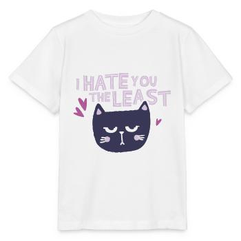 Détestez-vous le moins blanc - T-shirt bio MINI CREATOR Stanley/Stella Enfant - blanc - Devant - Maike (125cm)
