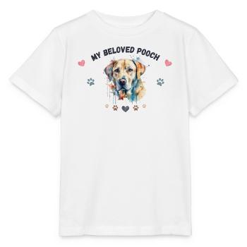 Mein G1 BLK Love Pooch - Stanley/Stella Kinder T-Shirt MINI CREATOR  - Weiß - Vorne - Maike (125cm)