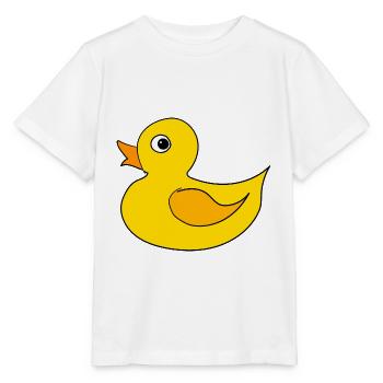 Canard Canard Grinchet Quak - T-shirt bio MINI CREATOR Stanley/Stella Enfant - blanc - Devant - Maike (125cm)