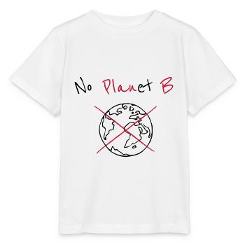 No Planet B - Protection de l'environnement et protection du climat - T-shirt bio MINI CREATOR Stanley/Stella Enfant - blanc - Devant - Maike (125cm)