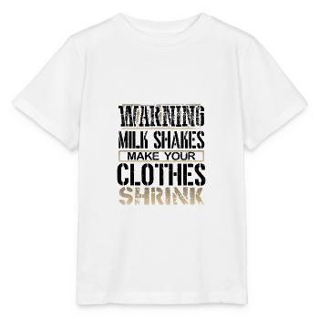 Avertissement de cadeaux de milkshake Les milkshakes font des vêtements - T-shirt bio MINI CREATOR Stanley/Stella Enfant - blanc - Devant - Maike (125cm)