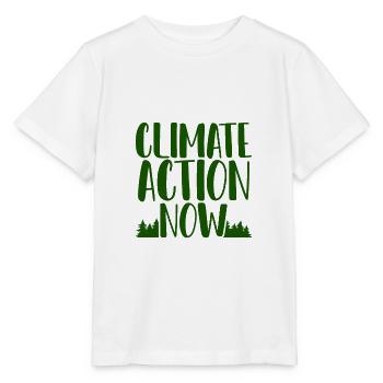Umweltschützer schenken Klimaschutz jetzt - Stanley/Stella Kinder T-Shirt MINI CREATOR  - Weiß - Vorne - Maike (125cm)