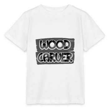 Woodsman Geschenk Holzschnitzer Geschenke - Stanley/Stella Kinder T-Shirt MINI CREATOR  - Weiß - Vorne - Maike (125cm)