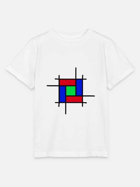 moderne Kunst - Stanley/Stella Kinder T-Shirt MINI CREATOR - Weiß
