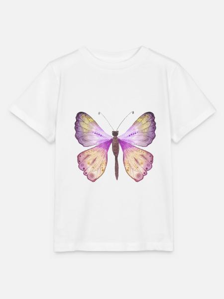Schmetterling Frühling - Stanley/Stella Kinder T-Shirt MINI CREATOR  - Weiß