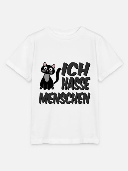 Ich hasse Menschen. - Stanley/Stella Kinder T-Shirt MINI CREATOR - Weiß