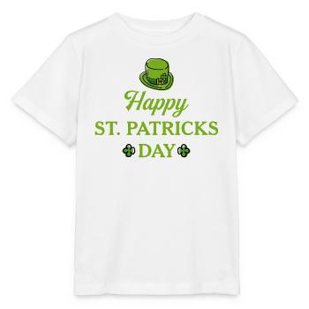Bonne Saint-Patrick - T-shirt bio MINI CREATOR Stanley/Stella Enfant - blanc - Devant - Maike (125cm)