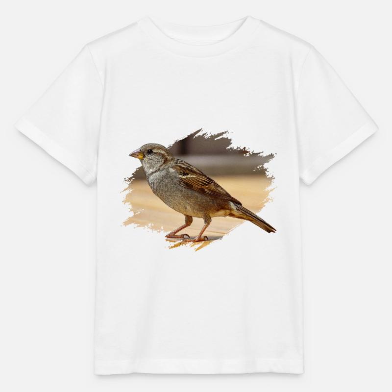 Moineau - T-shirt bio MINI CREATOR Stanley/Stella Enfant - blanc