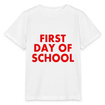 First day of school - Stanley/Stella MINI CREATOR Kids’ T-Shirt - white - Front - Maike (125cm)