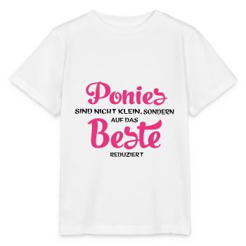 Pony - Stanley/Stella Kinder T-Shirt MINI CREATOR  - Weiß - Vorne - Maike (125cm)