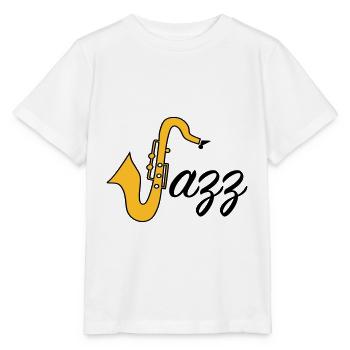 Jazz - Stanley/Stella Kinder T-Shirt MINI CREATOR  - Weiß - Vorne - Maike (125cm)